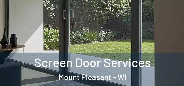 Screen Door Services Mount Pleasant - WI
